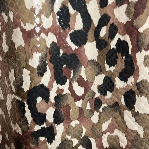 Women's Leopard Print Oversized Blouse Sz S - Picture 5 of 8